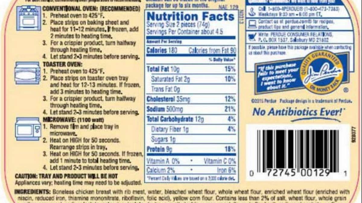The labeling error could adversely affect those with milk allergies. (USDA)
