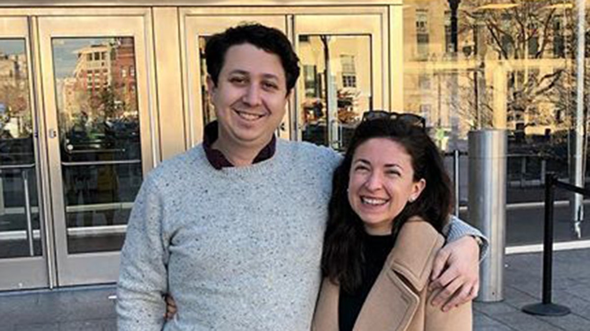 Danielle Geanacopoulos and Dan Pollock, both former Senate staffers, said they couldn't obtain a marriage license in Washington, D.C., because of the ongoing government shutdown.