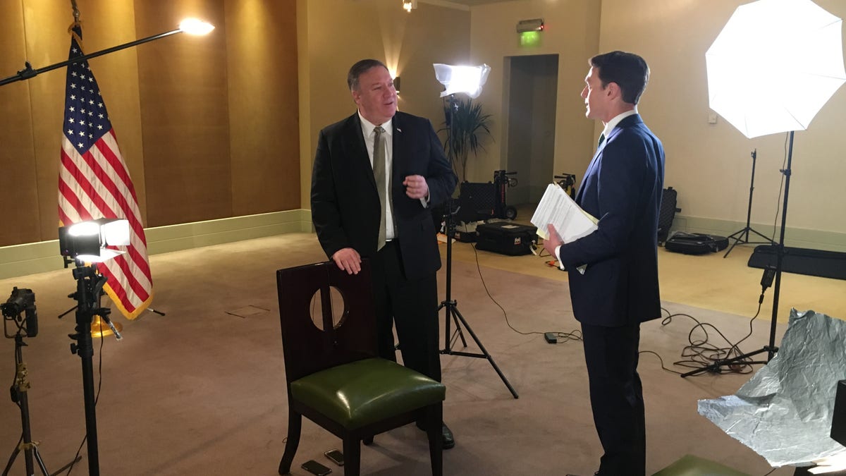 Secretary of State Mike Pompeo sat down with Fox News' Rich Edson for an exclusive interview in Cairo.