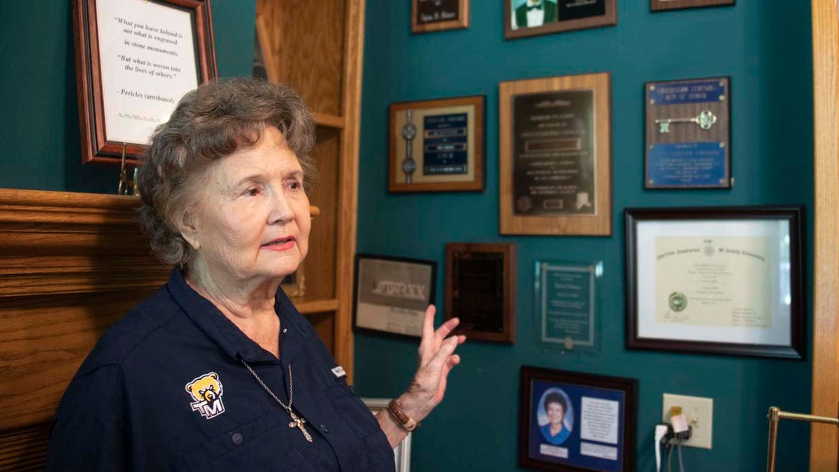 Sylvia Palmer, 84, spent 38 years teaching the Bible and biblical concepts to high school and college students, before going back to Truett McConnell to pursue her master's degree in theology.