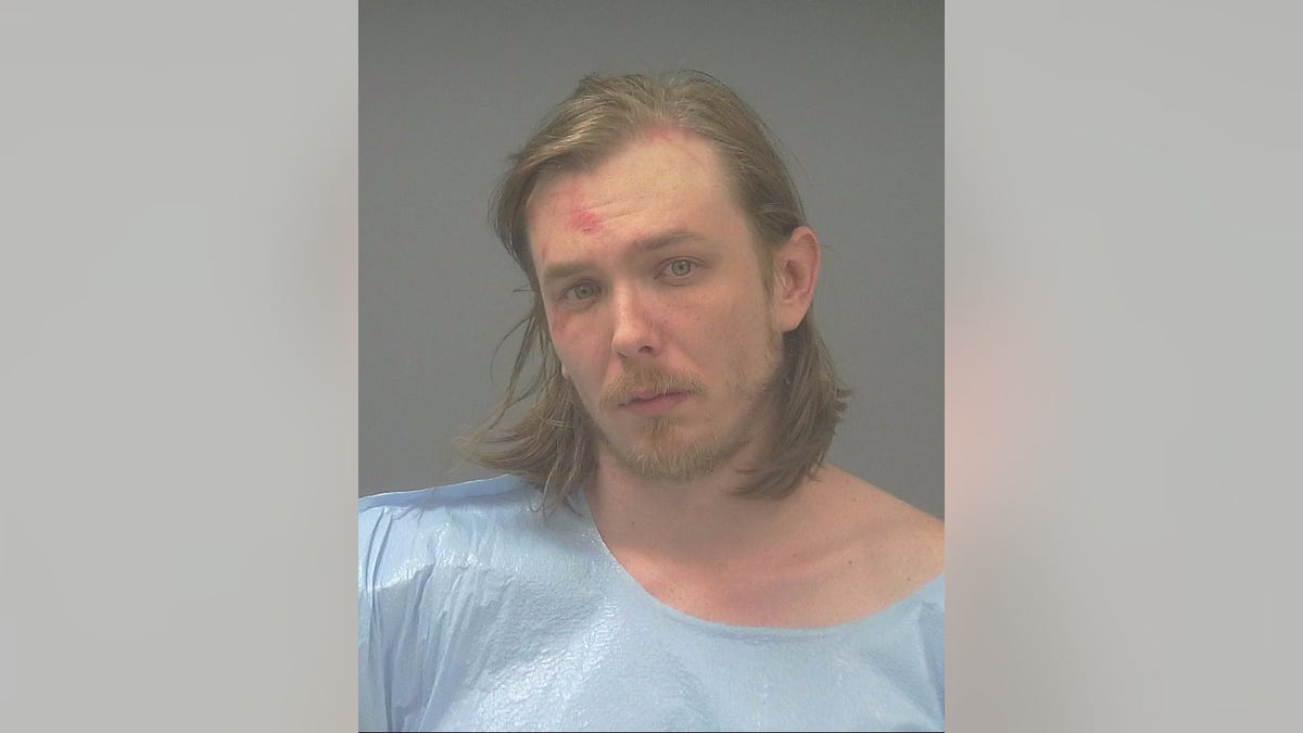 Bryan Duane Stewart, 30, was arrested for allegedly threatening to kill his neighbor with a machete named "Kindness."
