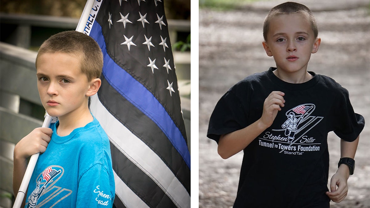 Zechariah has already run several miles this year in honor of deceased officers, according to his Facebook page, Running for Heroes.