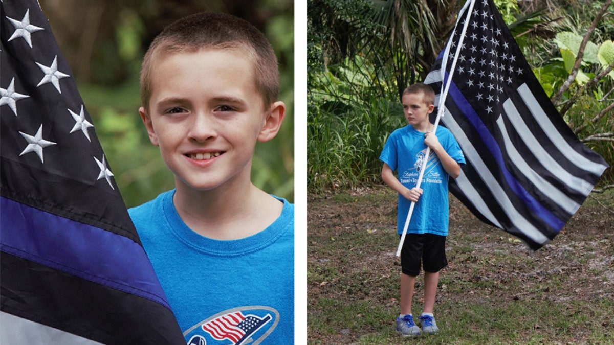 A 10-year-old boy in Florida has reportedly found his own way to pay homage to fallen law enforcement officers – by running a mile for them.