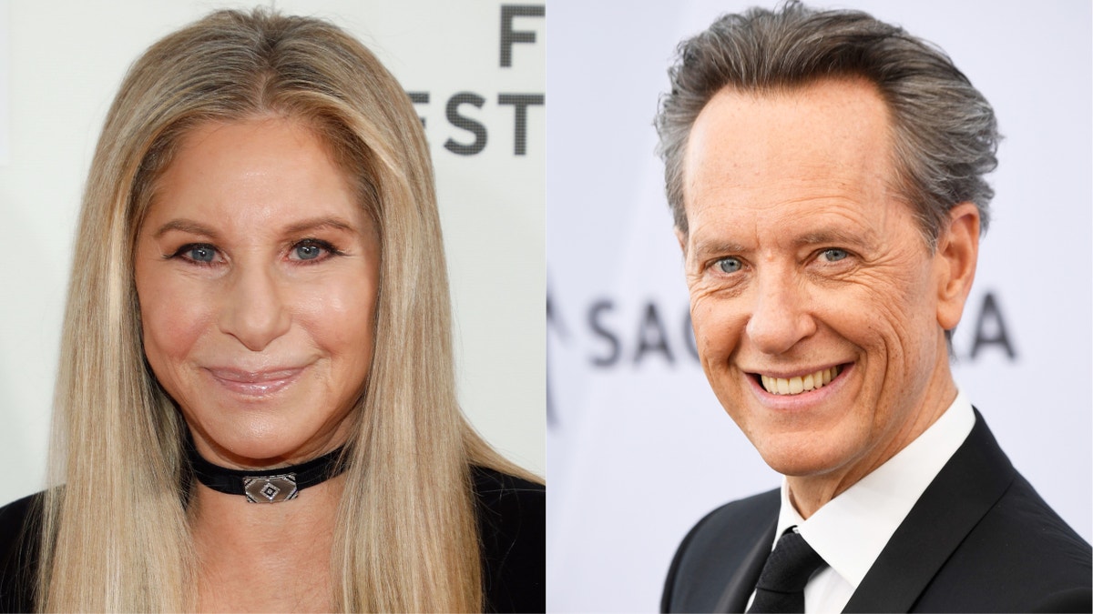 Barbra Streisand and Richard E. Grant