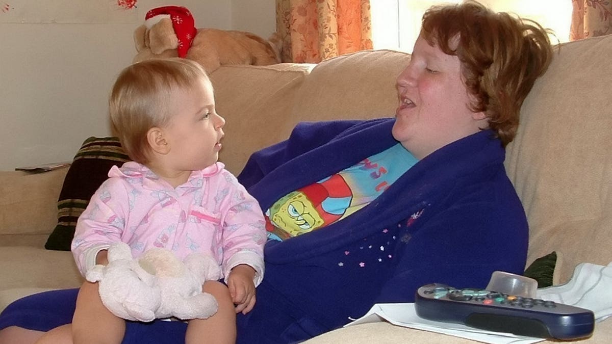 Emma has never seen her daughter Paige, but credits her daughter with helping to save her life because the tumor had previously been undetected for 18 years.