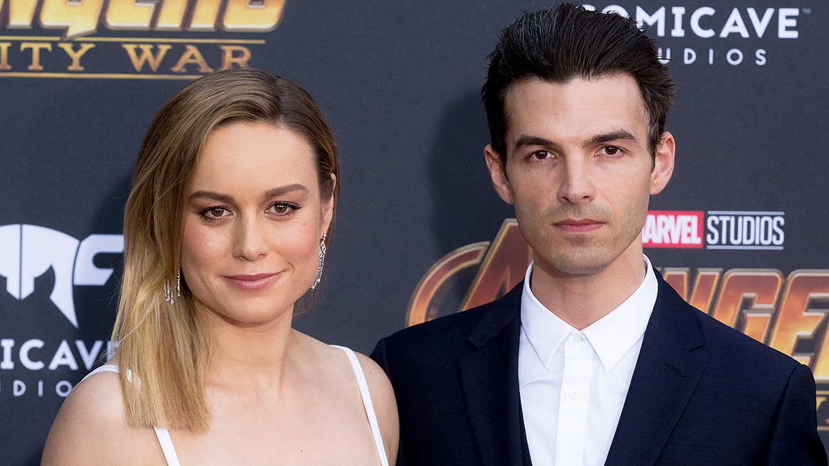 LOS ANGELES, CA - APRIL 23:  Brie Larson and Alex Greenwald attend the 