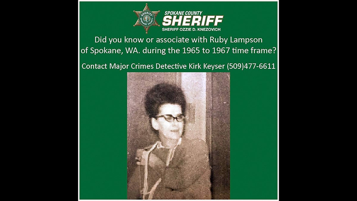 Ruby Lampson, who was reported missing on June 6, 1967.