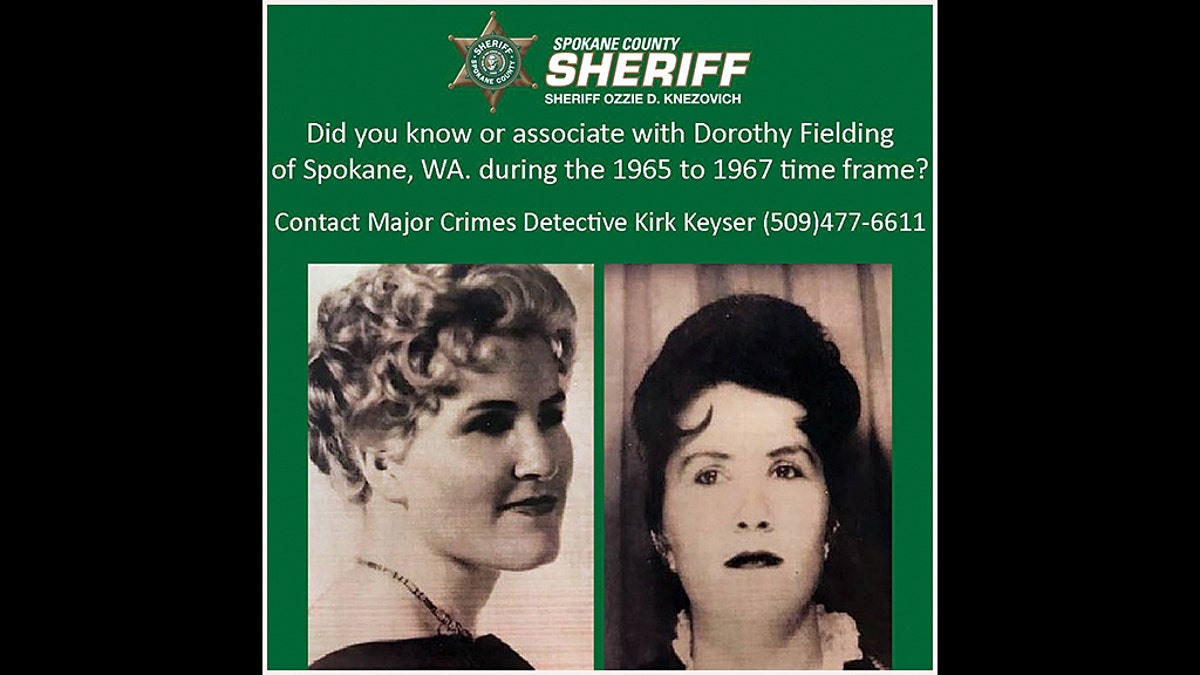 Dorothy Fielding, who was 31 at the time, was reported missing on August 19, 1967. Her decomposed body was discovered eight months later in a shallow grave in Spokane.