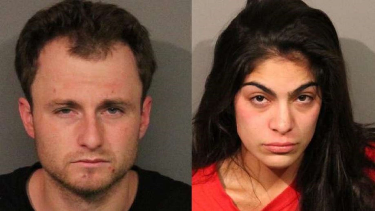 Brandon Smith, 25, and Elizabeth Almand, 23, are robbery and other charges after an incident in Loomis, Calif., authorities say.
