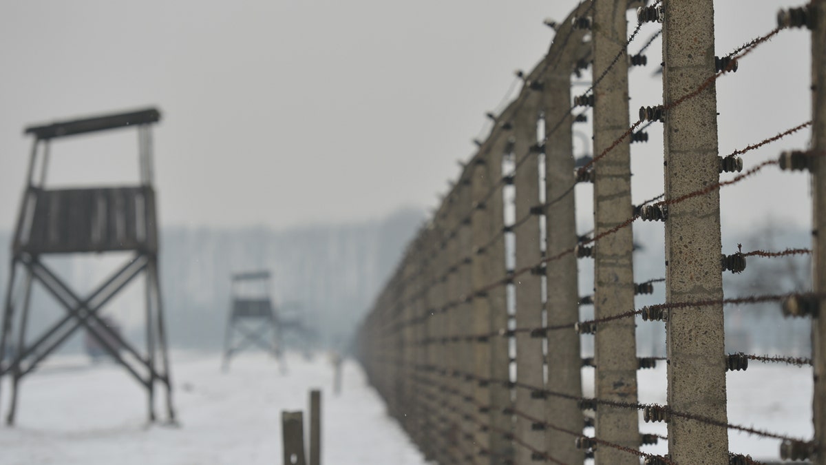 A winter view of Auschwitz II-Birkenau, a German Nazi concentration and extermination camp, just a few days ahead of the 73rd anniversary of the camp liberation.