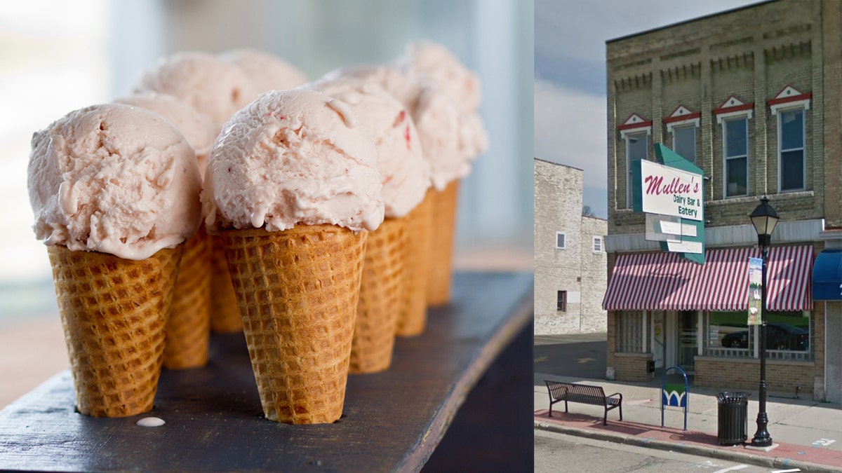 The historic ice cream shop has been giving away the free frozen treats when temperatures plummet to such dramatic lows since it was founded in 1932.