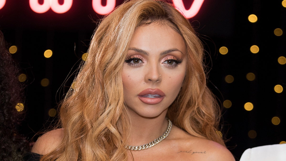 LONDON, ENGLAND - NOVEMBER 19:  Jesy Nelson of Little Mix signs copies of their new Album LM5 at HMV Oxford Street on November 20, 2018 in London, England.  (Photo by Jo Hale/Redferns)