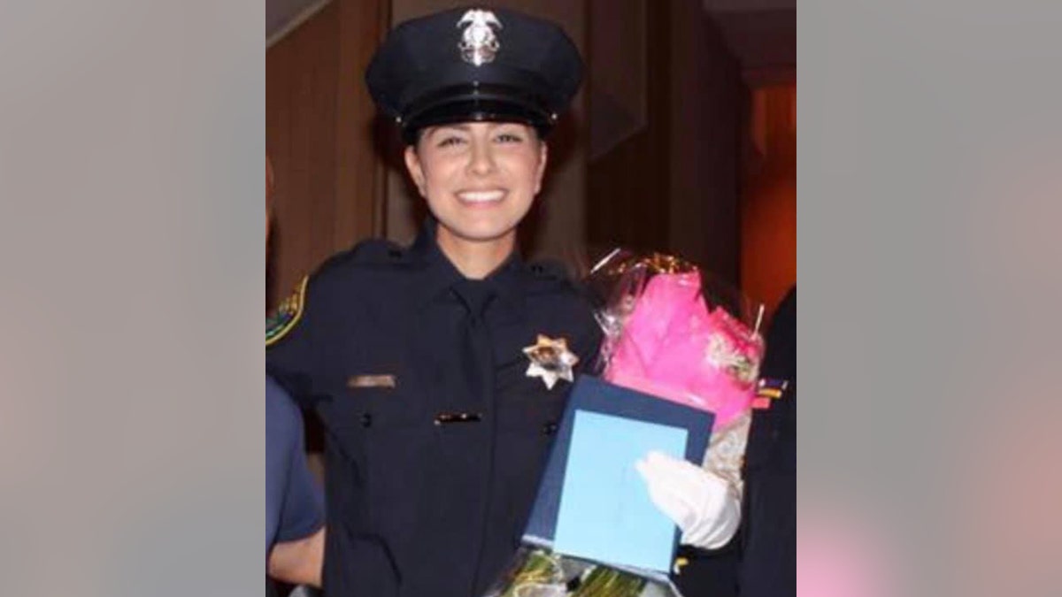 Officer Natalie Corona completed field training just before Christmas and had been out on her own for just a couple of weeks.