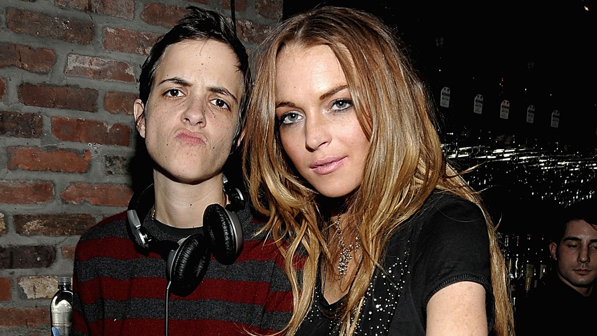 Samantha Ronson and Lindsay Lohan