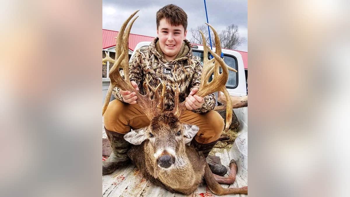 The Tennessee teen bagged the buck in late December.