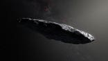 Artist's illustration of Oumuamua, the first interstellar object ever spotted in our solar system.