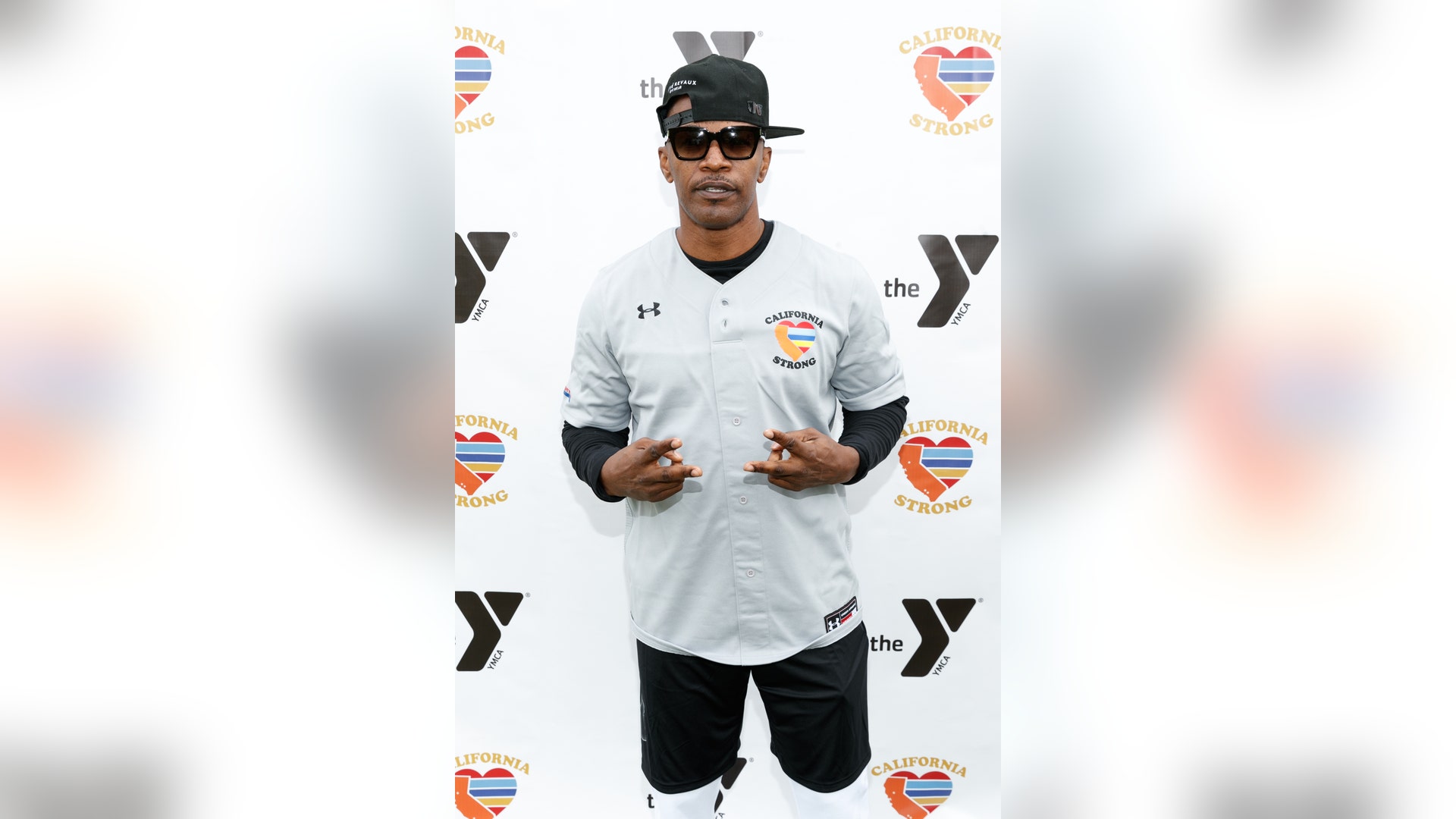 Jamie Foxx attends a charity softball game to benefit "California Strong" at Pepperdine University on January 13, 2019 in Malibu, Calif. 