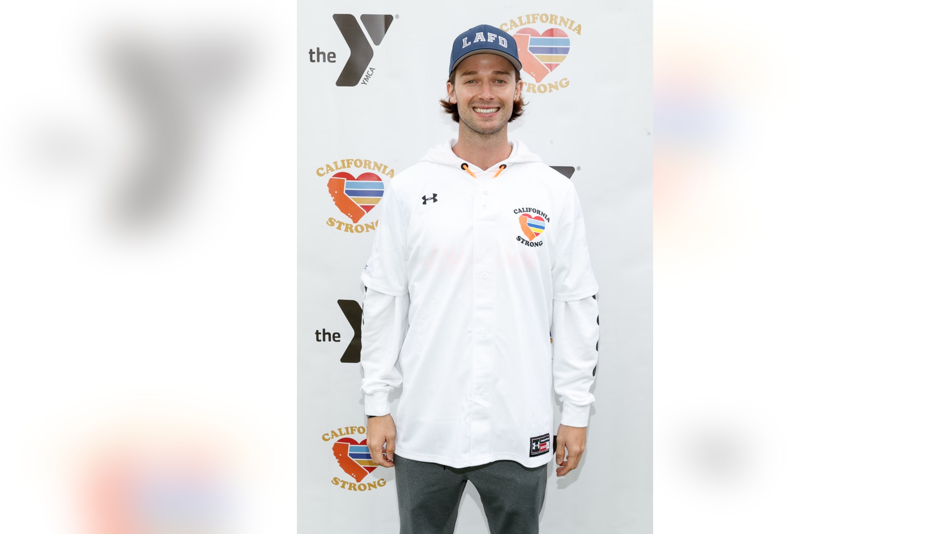 Patrick Schwarzenegger attends a charity softball game to benefit "California Strong" at Pepperdine University on January 13, 2019 in Malibu, Calif.