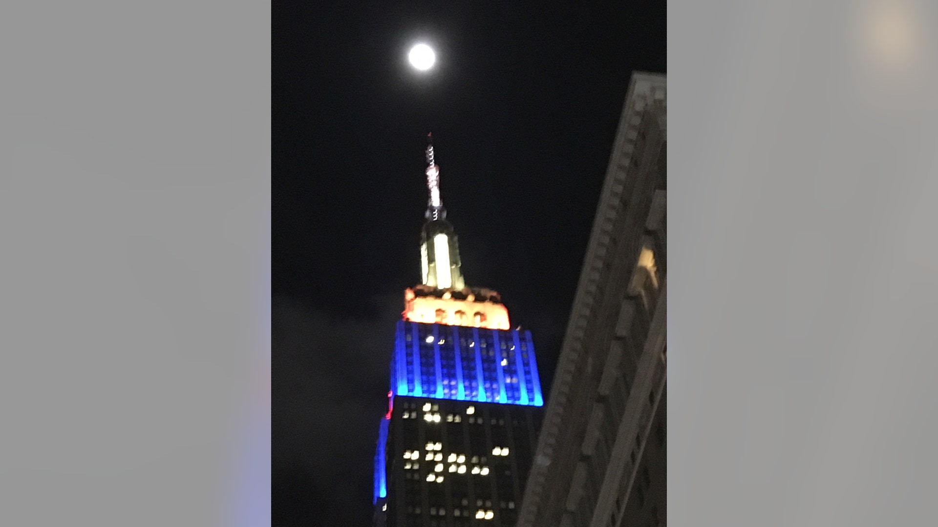 The Moon moved quickly across the night sky as photographers prepared for the total lunar eclipse.