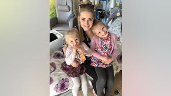 Mom who lost leg to cancer learns to walk again after watching twins take first steps