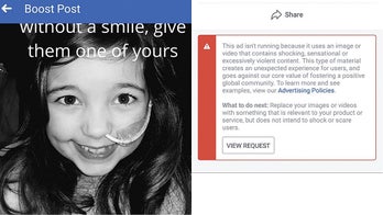 Facebook removes smiling picture of seriously ill girl being fed by a tube