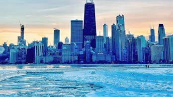 'Frozen' Lake Michigan stuns in polar vortex pictures
