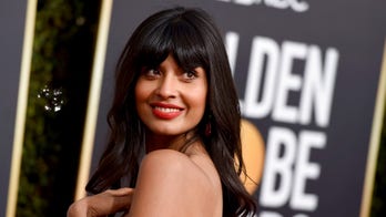 Jameela Jamil identified as her 'Good Place' character's sister on Golden Globe E! chyron