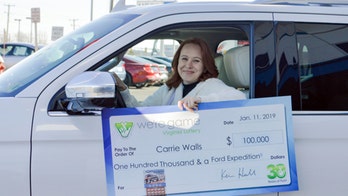 Virginia woman whose husband is furloughed by government shutdown wins $100K, car in lottery
