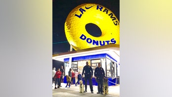 Los Angeles Rams find support in iconic doughnut shop ahead of Super Bowl LIII