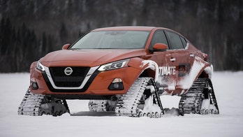 Nissan turned the Altima into snowmobile