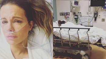 Kate Beckinsale hospitalized for ruptured ovarian cyst