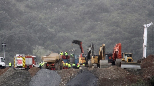 Search for Spanish toddler who fell down borehole hits major setback