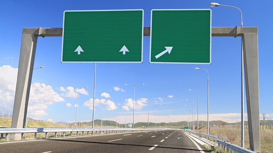 Freak freeway sign fall seen in shocking video nearly dooms driver in Australia