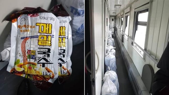 North Korean man detained after attempting to smuggle 1,500 pounds of noodles into Russia