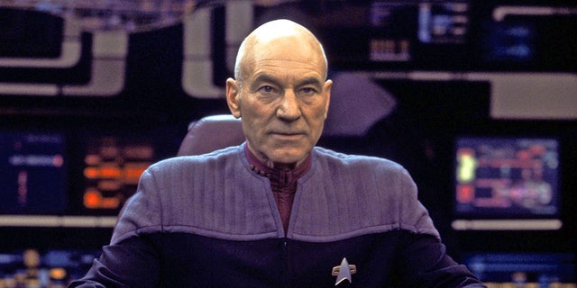 Stewart starred as Capt. Jean-Luc Picard in the "Star Trek: The Next Generation" television series and films.