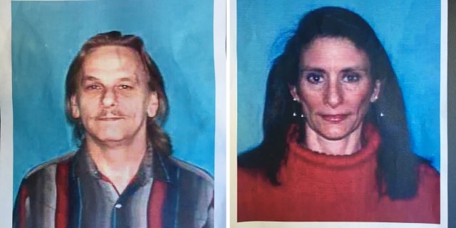 Dennis Tuttle, 59, left and Rhogena Nicholas, 58, were identified as the suspects.