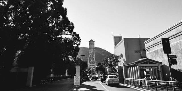 The Warner Bros. studio lot in Burbank, CA.