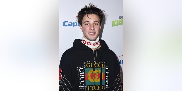 Cameron Dallas, 24, was arrested Saturday for allegedly punching a man in the face. (Getty Images)