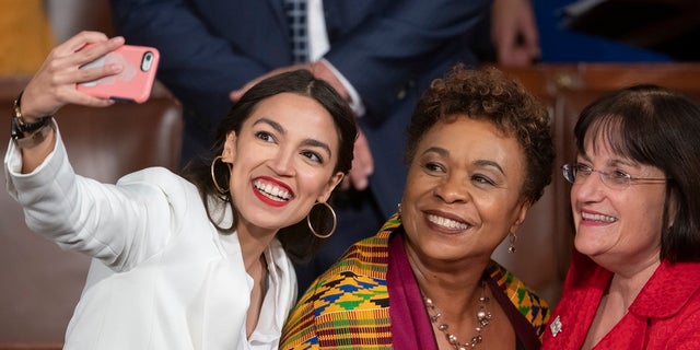 Rep. Barbara Lee, center, currently represents California's 12th Congressional District.