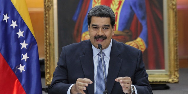 Venezuela's President Nicolas Maduro in Caracas, Venezuela, Jan. 9, 2019.  (AP Photo/Boris Vergara)