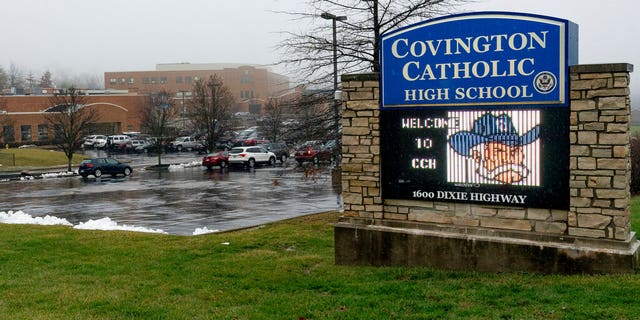   A diocese of Kentucky apologized Saturday after the broadcast of videos showing students at Covington Catholic High School mocking Friday in front of the Lincoln Memorial after a rally in Washington. (AP Photo / Bryan Woolston) 