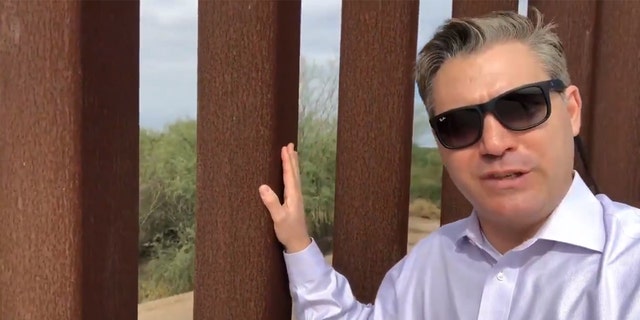 CNN reporter Jim Acosta declared there was “no sign of the national emergency that the president has been talking about” and it was “tranquil” near him.