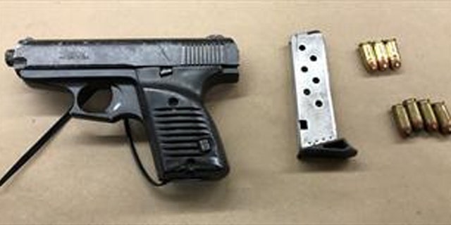 The weapon found on Artavious Coleman after a violent struggle with police on Sunday.