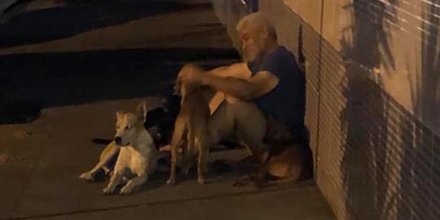 The NGO said Luiz has been homeless for more than two decades and refuses to live with his brothers, saying his home is the streets.