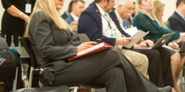 Freshman legislator Amanda Chase could be seen this week openly wearing a revolver on the floor of the Virginia state Senate.