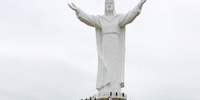 Christ the King statue in Świebodzin, Poland is currently the tallest statue of Jesus in the world reaching 172 feet off the ground.