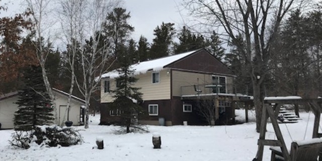 The home where Closs was allegedly held captive in Gordon, Wisc.