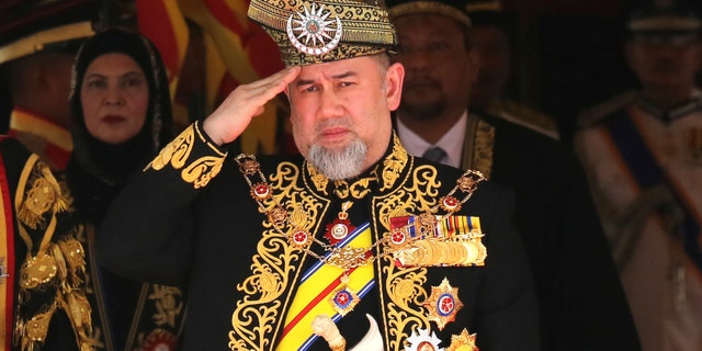 Malaysian King Sultan Muhammad V abdicated in an unexpected and rare move, just after two years on the throne. (AP Photo/Yam G-Jun, File)
