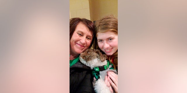 This Friday, Jan. 11, 2019, photo shows Jayme Closs, right, with her aunt, Jennifer Smith in Barron, Wis. (Jennifer Smith via AP)