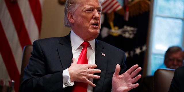 President Donald Trump speaks during a cabinet meeting at the White House, Wednesday, Jan. 2, 2019, in Washington. (AP Photo/Evan Vucci)